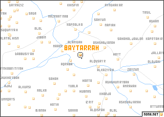 map of Bayt Arrah