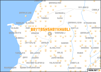 map of Bayt ash Shaykh Walī