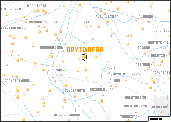 map of Bayt Dafār