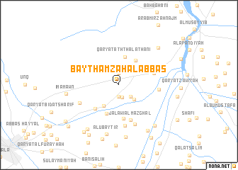 map of Bayt Ḩamzah al ‘Abbās