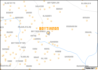 map of Bayt ‘Imrān