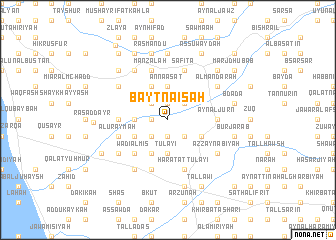 map of Bayt Nā‘isah