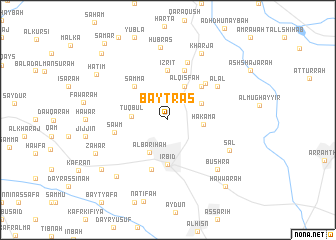 map of Bayt Raʼs