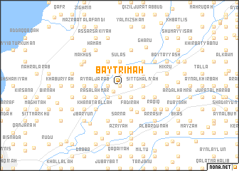 map of Bayt Rīmah