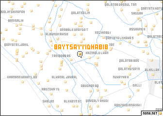 map of Bayt Sayyid Ḩabīb