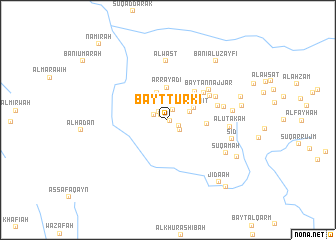 map of Bayt Turkī