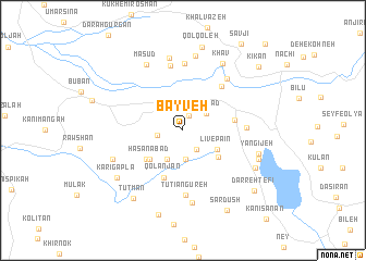 map of Bāyveh