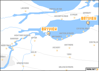 map of Bay View