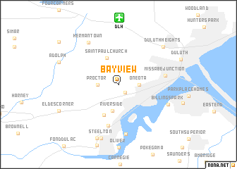 map of Bayview