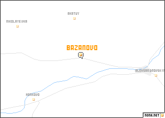 map of Bazanovo