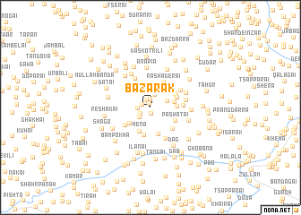 map of Bāzārak