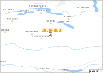 map of Bazarovo