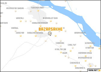 map of Bazar-Sakhe