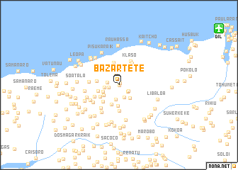 map of Bazartete