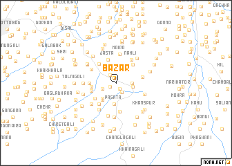 map of Bāzār