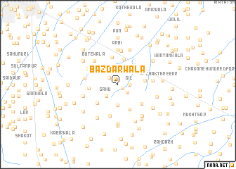 map of Bāzdārwāla