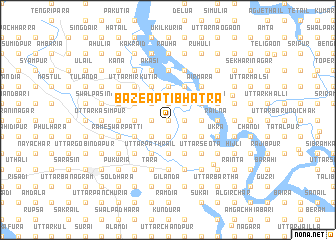 map of Bāzeāpti Bhātra