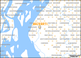 map of Bāzeāpti