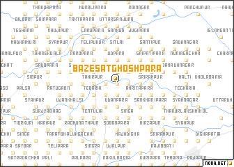 map of Bāze Sātghoshpāra