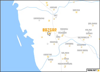 map of Bāzgar