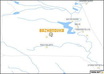 map of Bazhanovka