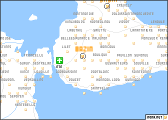 map of Bazin