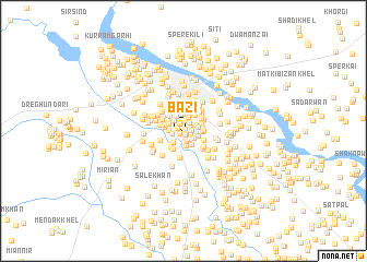 map of Bāzi
