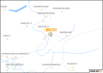 map of Bazki