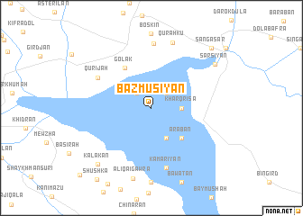 map of (( Bāz Musiyān ))