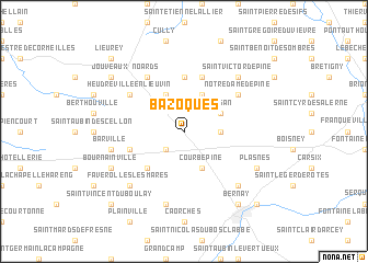 map of Bazoques