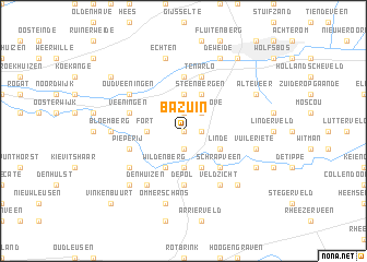 map of Bazuin