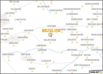 map of Bazulina