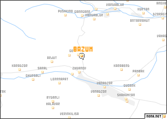 map of Bazum