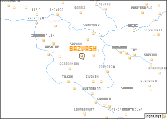 map of Bazvash