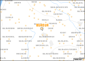 map of Bdaoua