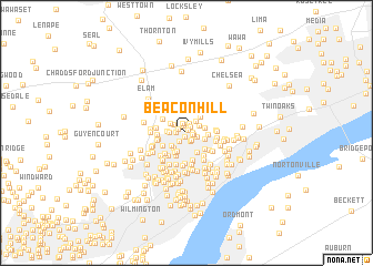 map of Beacon Hill