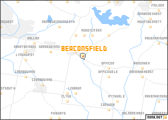 map of Beaconsfield