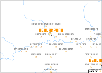 map of Bealampona