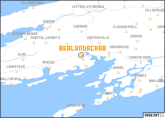 map of Béal an dá Chab