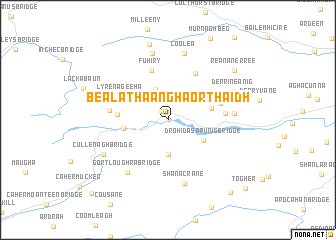 map of Béal Átha an Ghaorthaidh