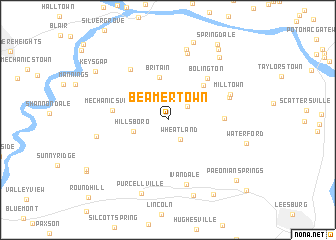 map of Beamertown