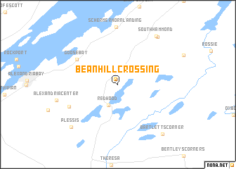 map of Bean Hill Crossing