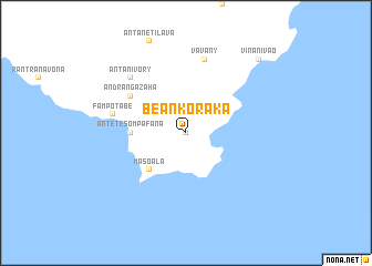 map of Beankoraka