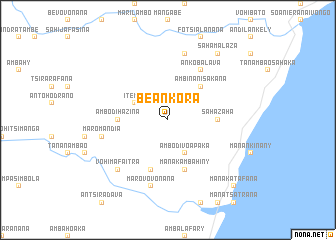 map of Beankora