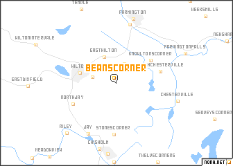 map of Beans Corner