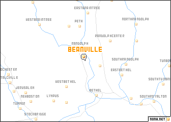 map of Beanville