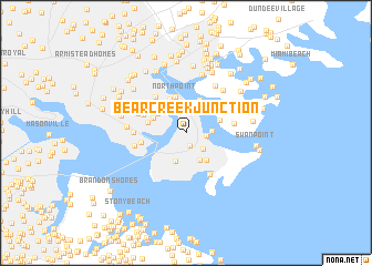 map of Bear Creek Junction