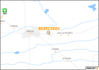 map of Bear Creek