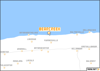 map of Bear Creek