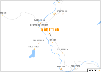 map of Beatties